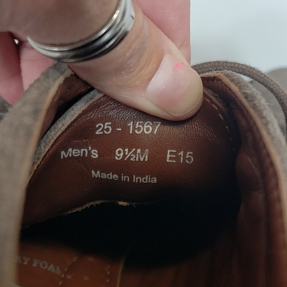 Johnston & Murphy gray suede chukka sz 9.5 - Picture 6 of 8